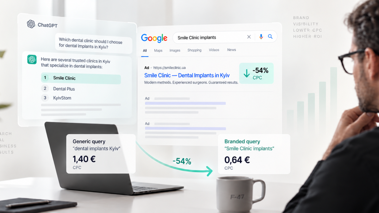 Как GEO снижает цену клика в Google Ads